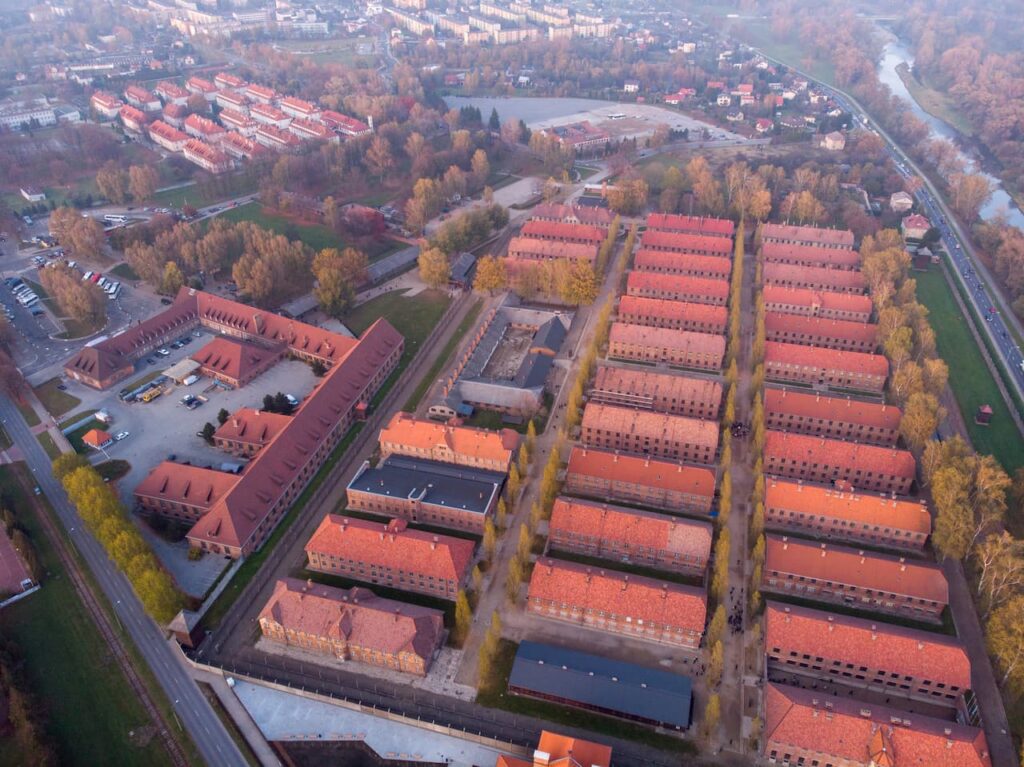 auschwitz dall alto