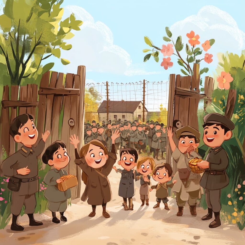 liberazione di auschwitz per bambini