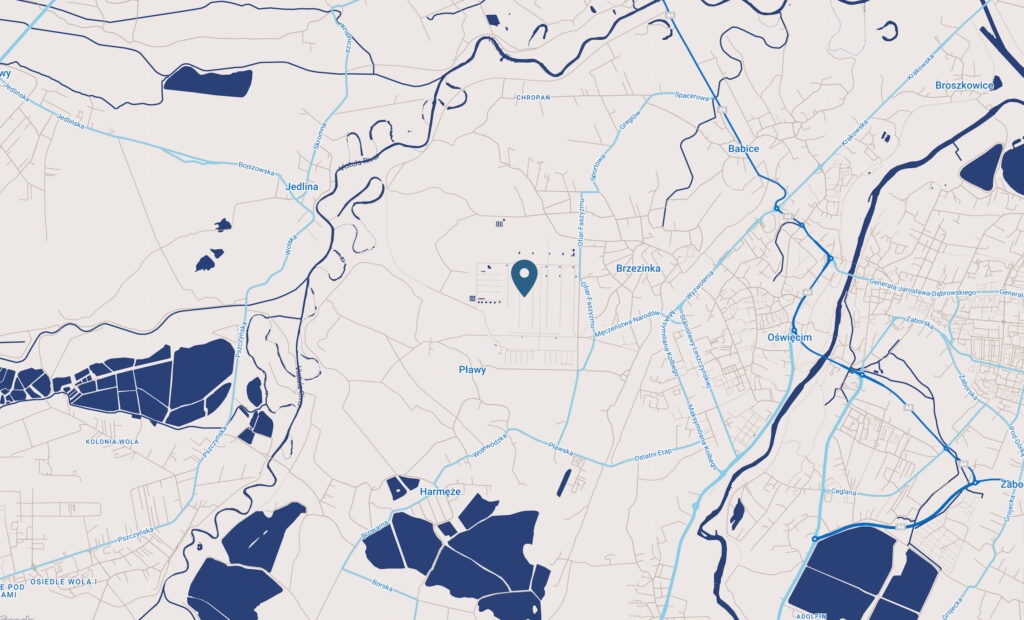 mapas de auschwitz birkenau