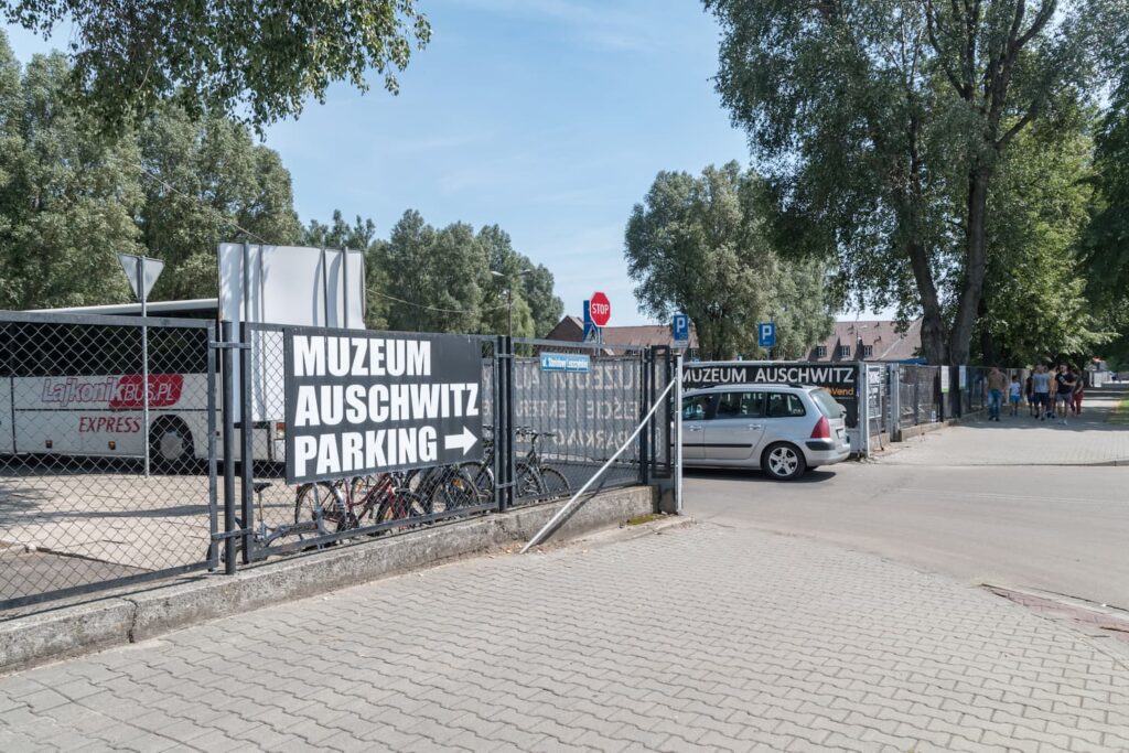 parcheggio vicino auschwitz